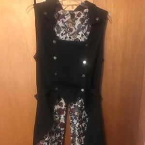 Steam punk vest from Hot Topic size XL.